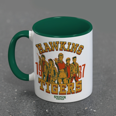 Mug  de Stranger Things - Hawkins Tigers - pour Indifférent - multicolore - Stranger Things - View 2