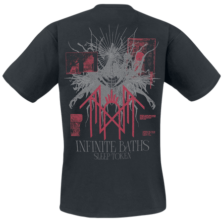 T-Shirt Manches courtes  de Sleep Token - Infinite Baths - S à 5XL - pour Homme - noir - Sleep Token - View 2