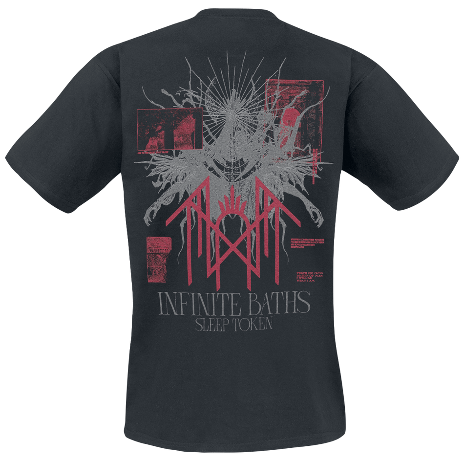 T-Shirt Manches courtes  de Sleep Token - Infinite Baths - S à 5XL - pour Homme - noir - Sleep Token - View 2