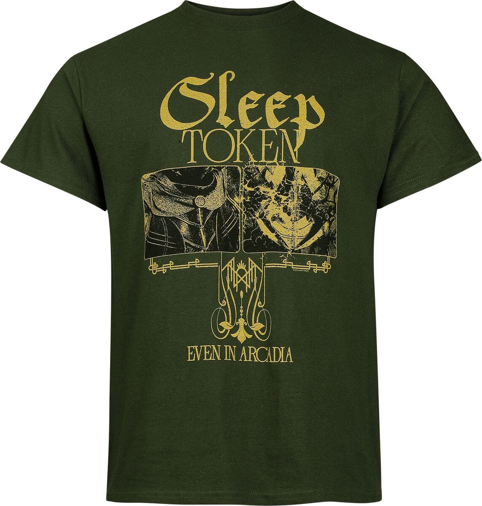 T-Shirt Manches courtes  de Sleep Token - Sword Design Artist Series - S à 5XL - pour Homme - vert - Sleep Token