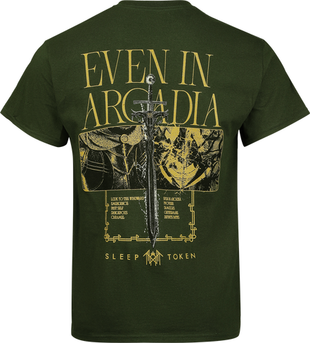 T-Shirt Manches courtes  de Sleep Token - Sword Design Artist Series - S à 5XL - pour Homme - vert - Sleep Token - View 2
