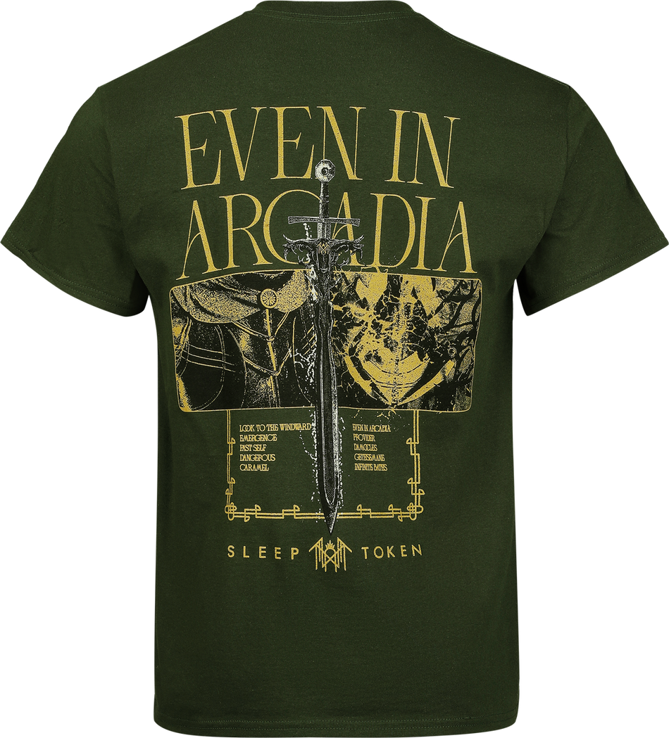 T-Shirt Manches courtes  de Sleep Token - Sword Design Artist Series - S à 5XL - pour Homme - vert - Sleep Token - View 2