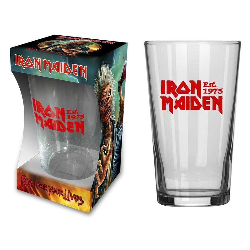 Verre à bière  de Iron Maiden - Est. 1975 - pour Indifférent - transparent - Iron Maiden