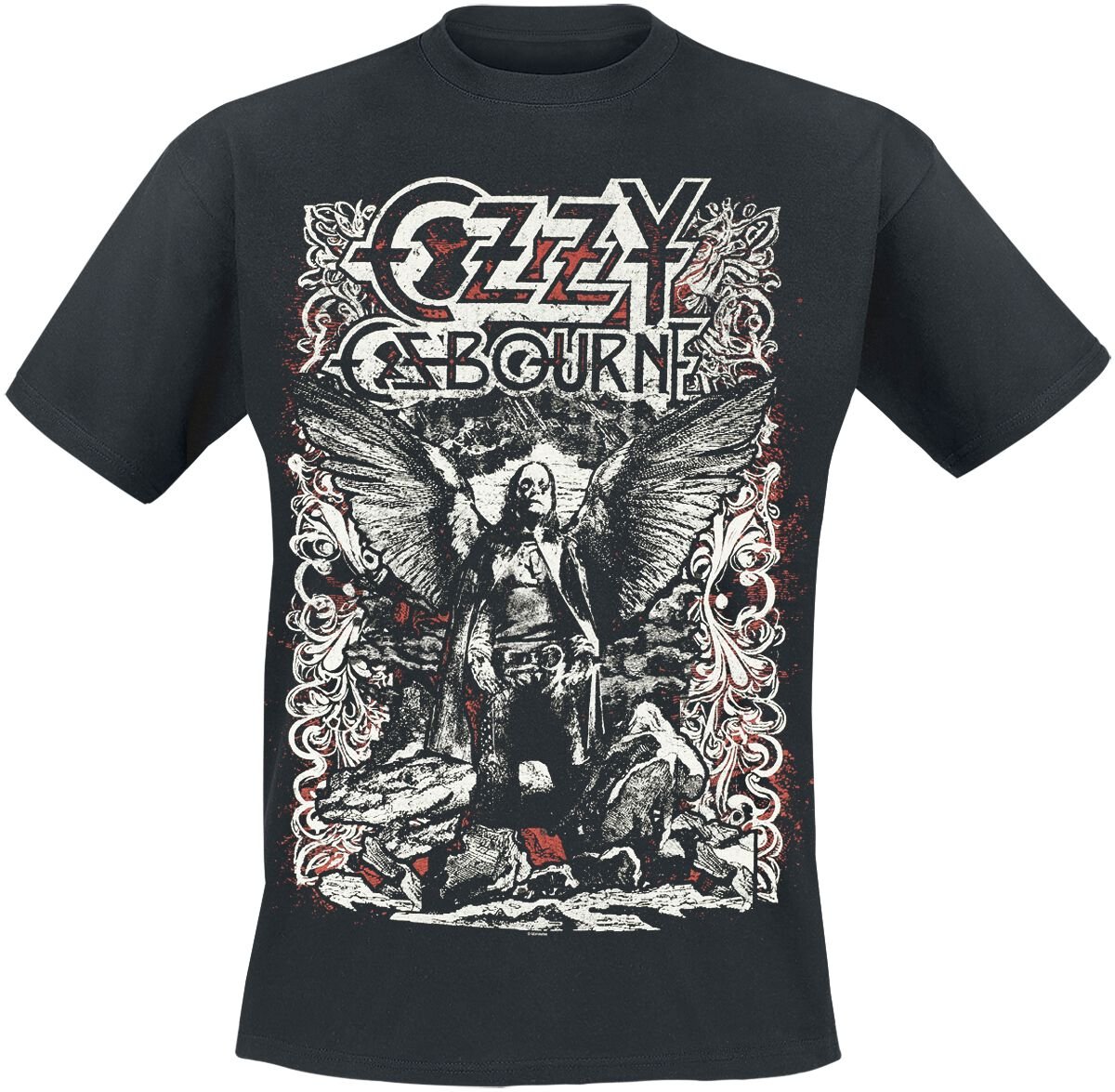 T-Shirt Manches courtes  de Ozzy Osbourne - Angel Goth - S à 5XL - pour Homme - noir - Ozzy Osbourne