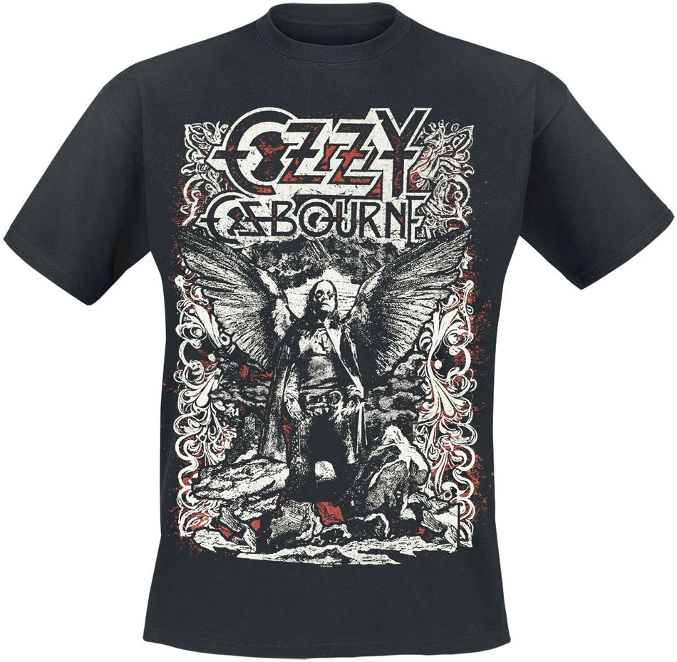 T-Shirt Manches courtes  de Ozzy Osbourne - Angel Goth - S à 5XL - pour Homme - noir - Ozzy Osbourne