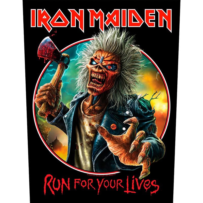 Dossard  de Iron Maiden - Run For Your Lives - pour Indifférent - multicolore - Iron Maiden