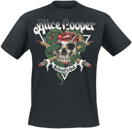 T-Shirt Manches courtes  de Alice Cooper - School's Out Apple - L à 5XL - pour Homme - noir - Alice Cooper