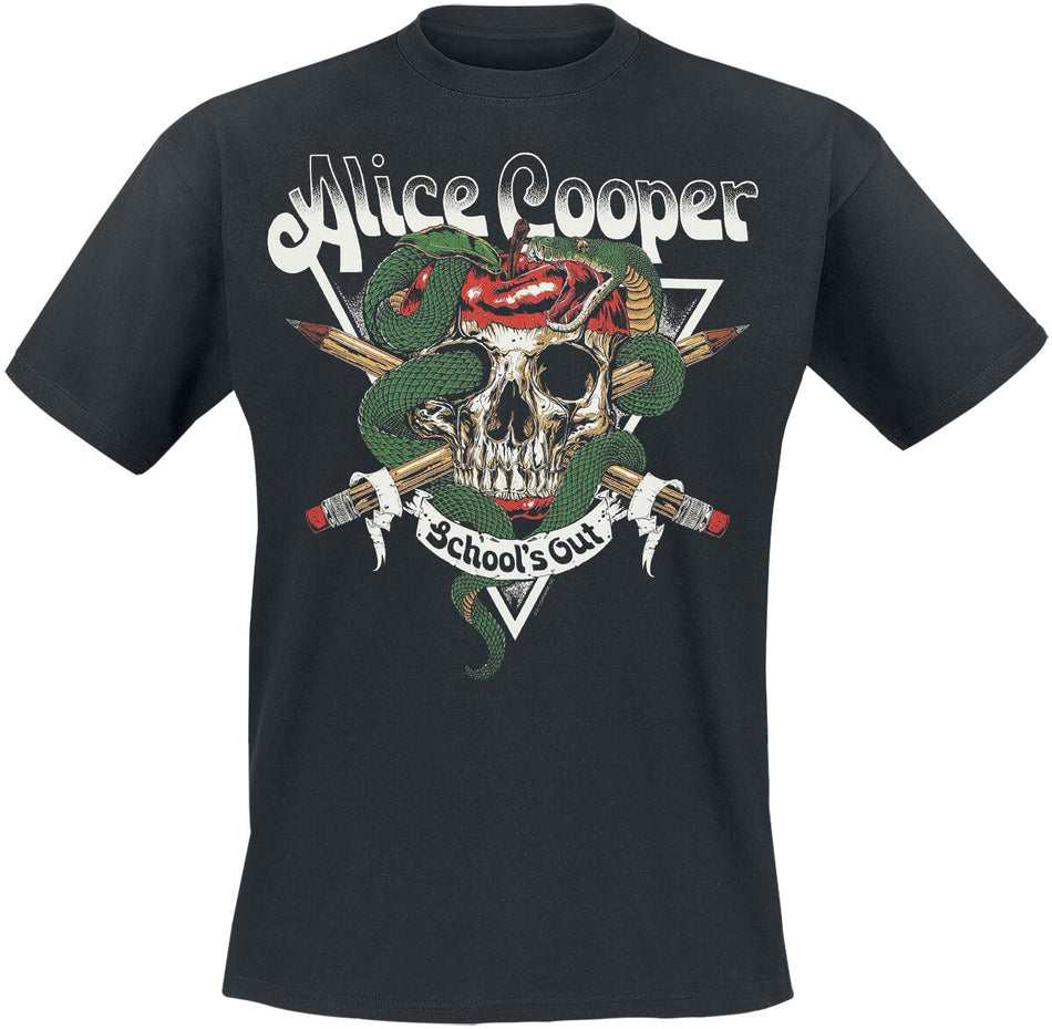 T-Shirt Manches courtes  de Alice Cooper - School's Out Apple - S à 5XL - pour Homme - noir - Alice Cooper