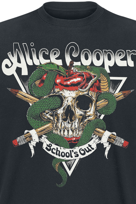 T-Shirt Manches courtes  de Alice Cooper - School's Out Apple - S à 5XL - pour Homme - noir - Alice Cooper - View 2