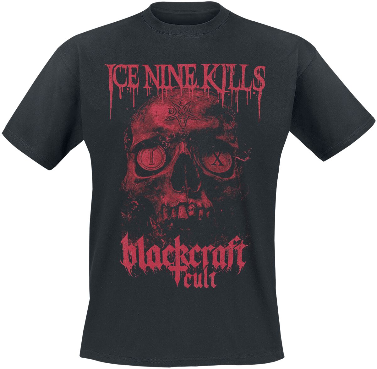 T-Shirt Manches courtes  de Ice Nine Kills - Coineyes Skull - M à XXL - pour Homme - noir - Ice Nine Kills