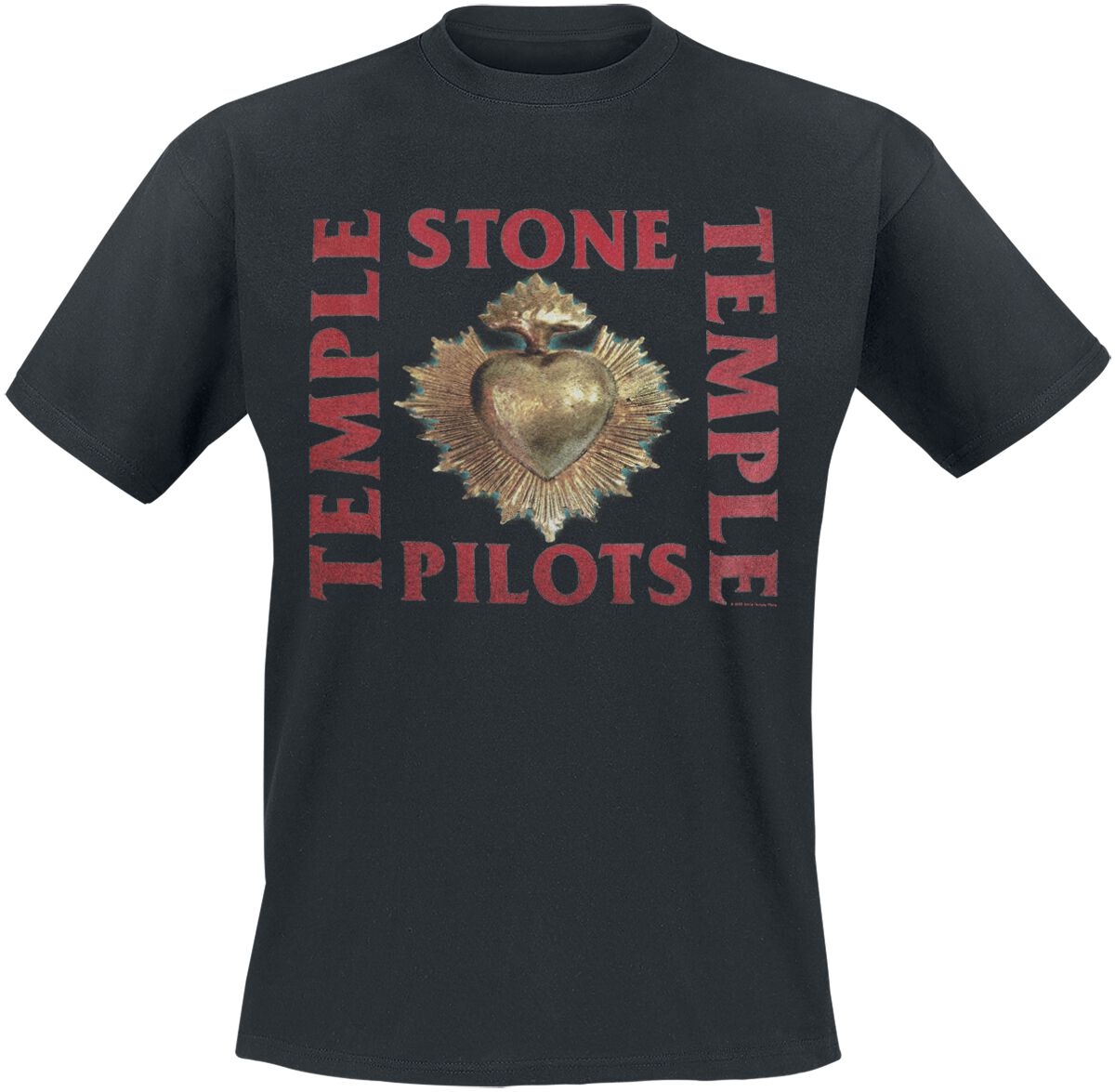 T-Shirt Manches courtes  de Stone Temple Pilots - Heart - S à XXL - pour Homme - noir - Stone Temple Pilots