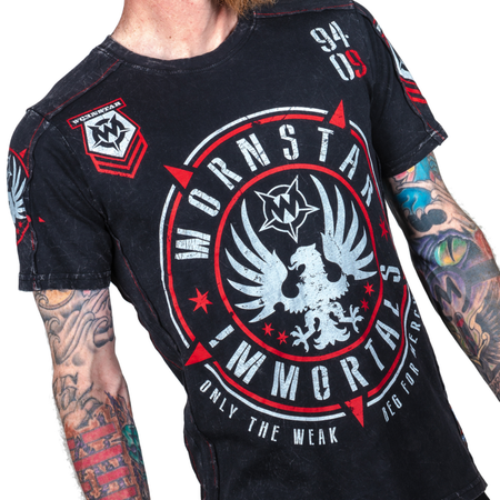 T-Shirt Manches courtes  de Wornstar - Immortals Eagle Tee - M à 3XL - pour Homme - noir - Wornstar - View 2