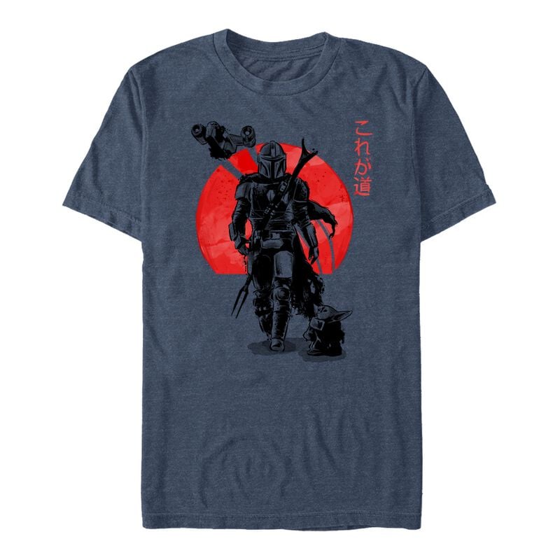 T-Shirt Manches courtes Disney de Star Wars - The Mandalorian - Sumi Ink - S à 3XL - pour Homme - bleu - Star Wars