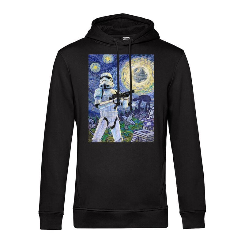 Sweat-shirt zippé à capuche Disney de Star Wars - Stormy Night - S à XL - pour Femme - noir - Star Wars