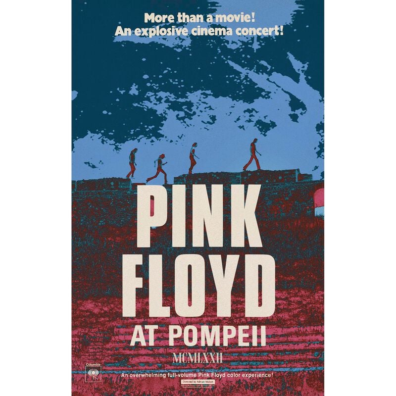 Drapeau  de Pink Floyd - Live In Pompeii - pour Indifférent - multicolore - Pink Floyd