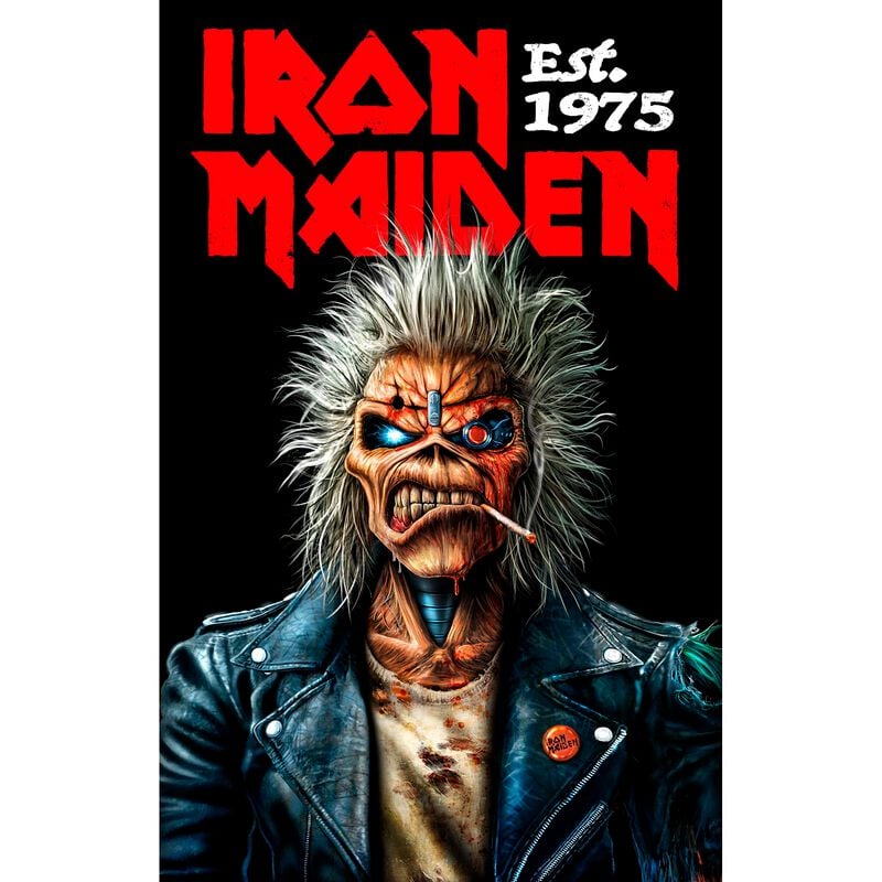Drapeau  de Iron Maiden - Est. 1975 - pour Indifférent - multicolore - Iron Maiden