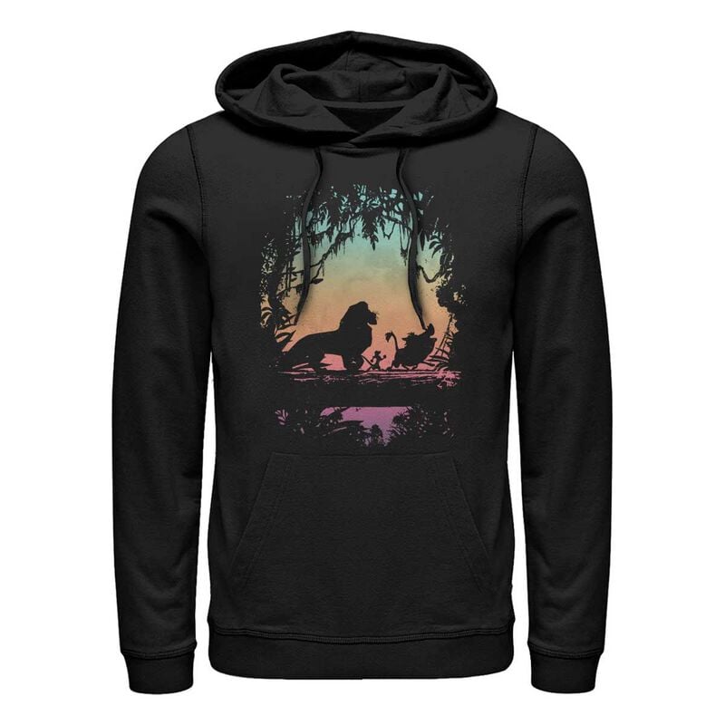 Sweat-shirt zippé à capuche Disney de Le Roi Lion - Eastern Trail - S à XXL - pour Homme - noir - Le Roi Lion