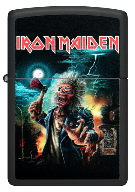 Briquet  de Iron Maiden - Zippo - 50 Years Black Matte - pour Unisexe - standard - Iron Maiden