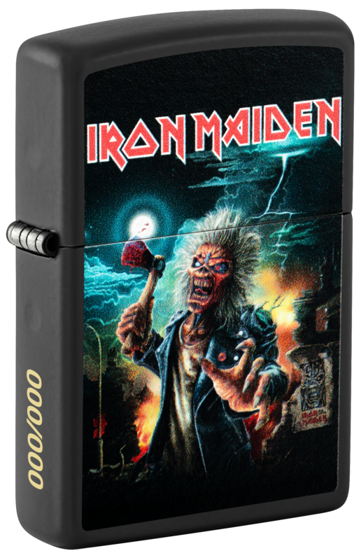 Briquet  de Iron Maiden - Zippo - 50 Years Black Matte - pour Unisexe - standard - Iron Maiden - View 2