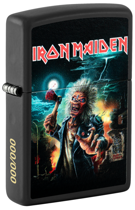 Briquet  de Iron Maiden - Zippo - 50 Years Black Matte - pour Unisexe - standard - Iron Maiden - View 2
