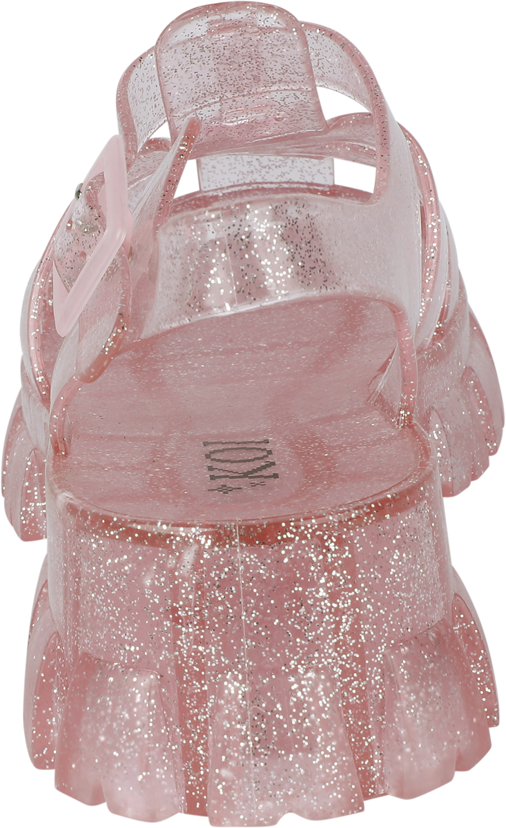 Tongs Rockabilly de KOI - SUNBEAM HEART JELLY SANDALS PINK - EU36 à EU40 - pour Femme - rose - KOI - View 2
