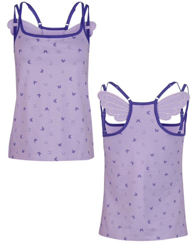 Top  de Full Volume by EMP - Cute Morbid with Wings - S à XXL - pour Femme - lilas - Full Volume by EMP