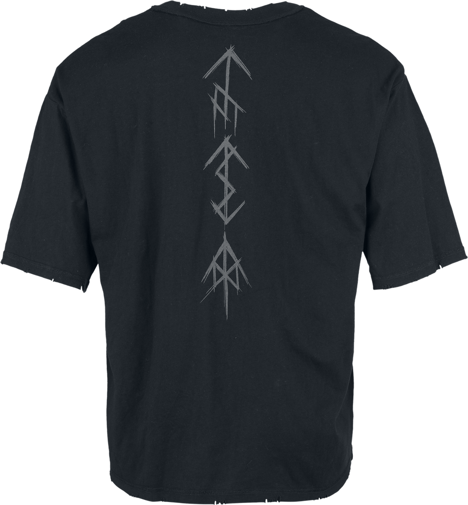 T-Shirt Oversize  de Black Premium by EMP - Beaks, Claws & Skulls - T-Shirt - S à XXL - pour Homme - noir - Black Premium by EMP - View 2