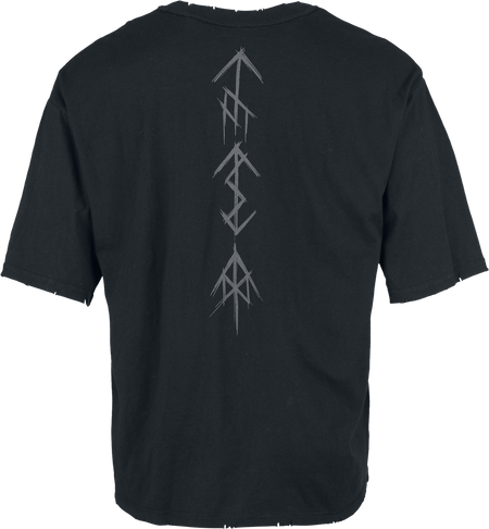 T-Shirt Oversize  de Black Premium by EMP - Beaks, Claws & Skulls - T-Shirt - S à XXL - pour Homme - noir - Black Premium by EMP - View 2