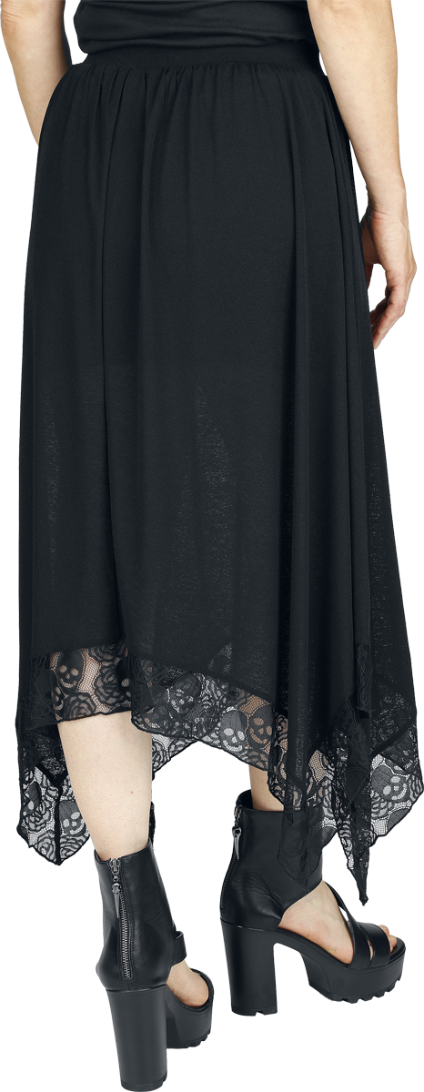 Jupe longue  de Black Premium by EMP - Essential - Jupe Double Épaisseur - S à L - pour Femme - noir - Black Premium by EMP - View 2