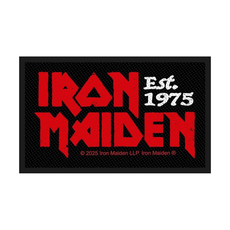Patch  de Iron Maiden - Est. 1975 - pour Indifférent - multicolore - Iron Maiden