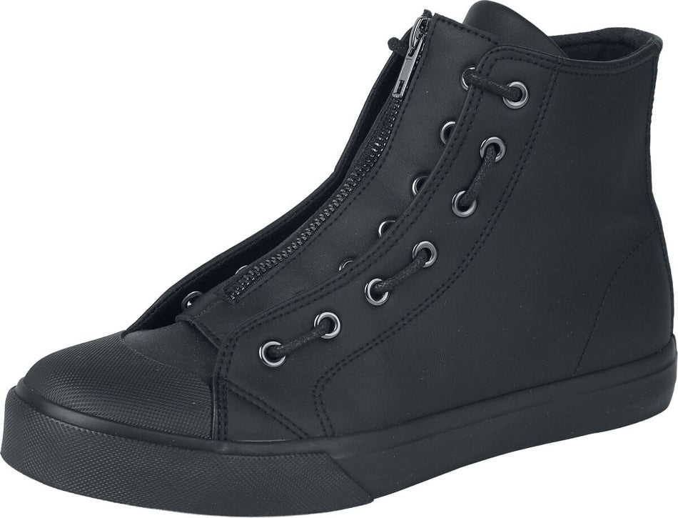 Baskets hautes  de Black Premium by EMP - Essential - Baskets en Simili Cuir - EU37 à EU41 - pour Femme - noir - Black Premium by EMP