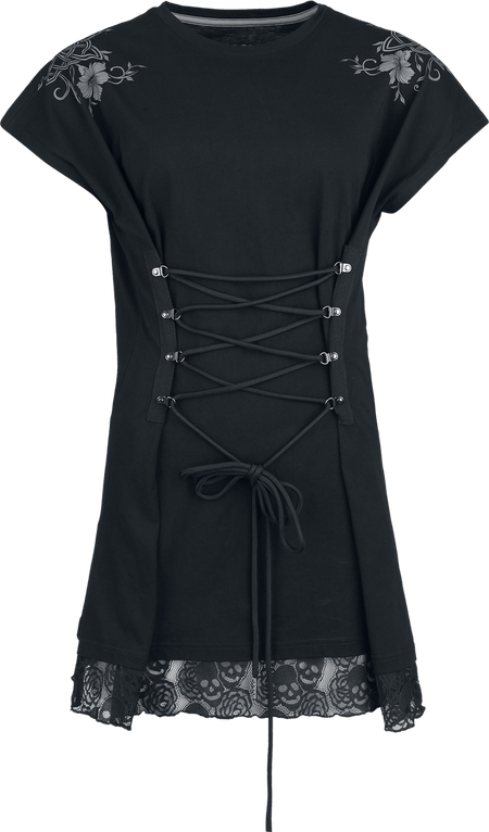 T-Shirt Oversize  de Black Premium by EMP - Rooted in Reverence - T-shirt - S à XXL - pour Femme - noir - Black Premium by EMP - View 2