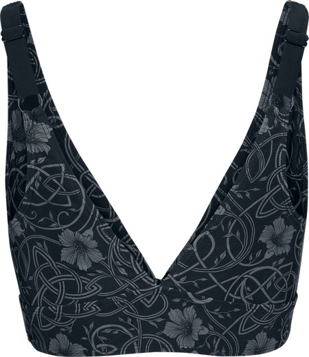 Haut de bikini  de Black Premium by EMP - Rooted in Reverence - Bas de Bikini Taille Haute - S - pour Femme - noir - Black Premium by EMP - View 2