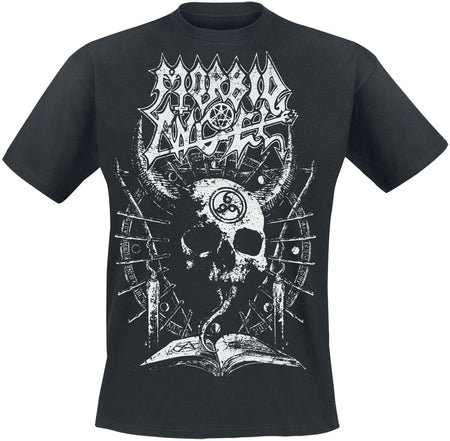 T-Shirt Manches courtes  de Morbid Angel - Horned Skull - S à XXL - pour Homme - noir - Morbid Angel