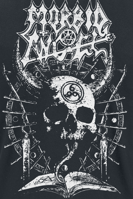 T-Shirt Manches courtes  de Morbid Angel - Horned Skull - S à XXL - pour Homme - noir - Morbid Angel - View 2