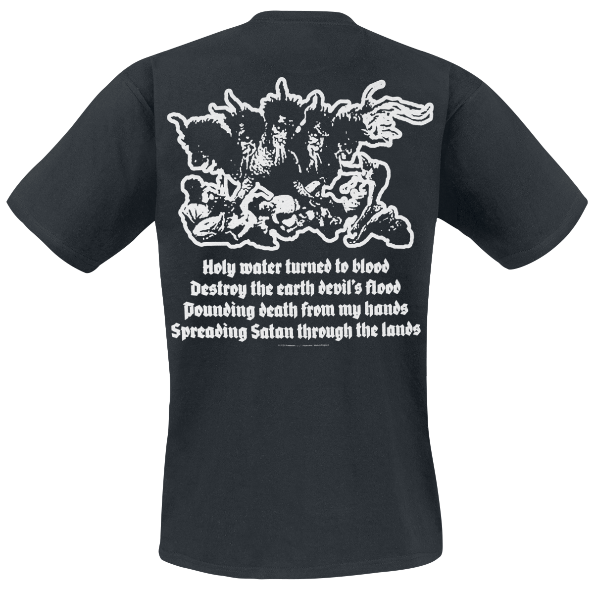 T-Shirt Manches courtes  de Possessed - Red Devil - M à XL - pour Homme - noir - Possessed - View 2