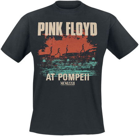 T-Shirt Manches courtes  de Pink Floyd - Live In Pompeii - M à XXL - pour Homme - noir - Pink Floyd