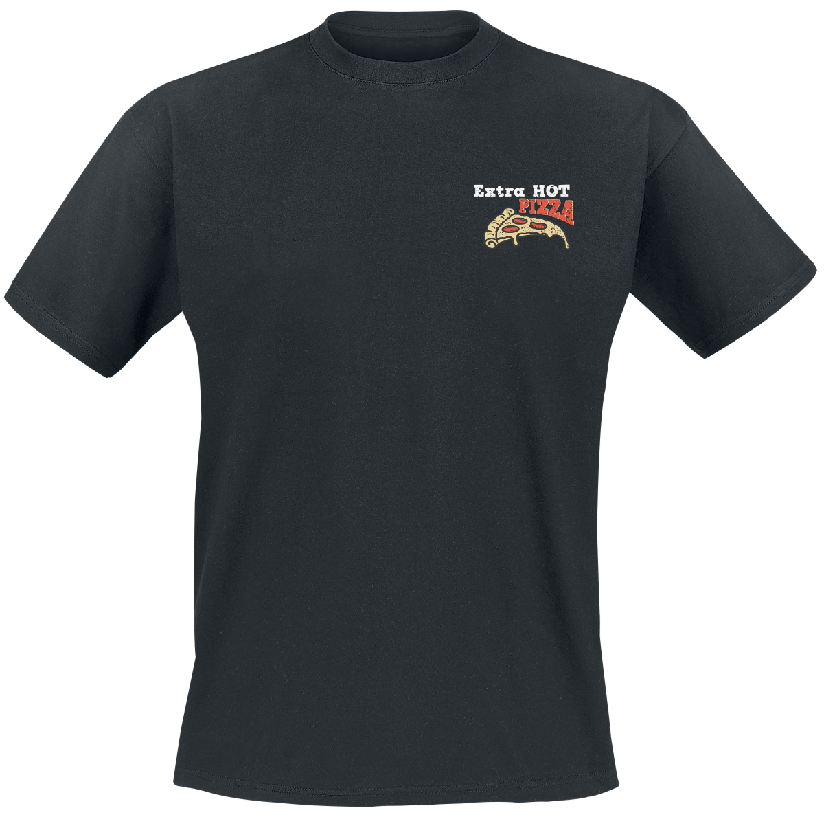 T-Shirt Manches courtes  de Les Tortues Ninja - Extra Hot Pizza - M à 3XL - pour Homme - noir - Les Tortues Ninja - View 2