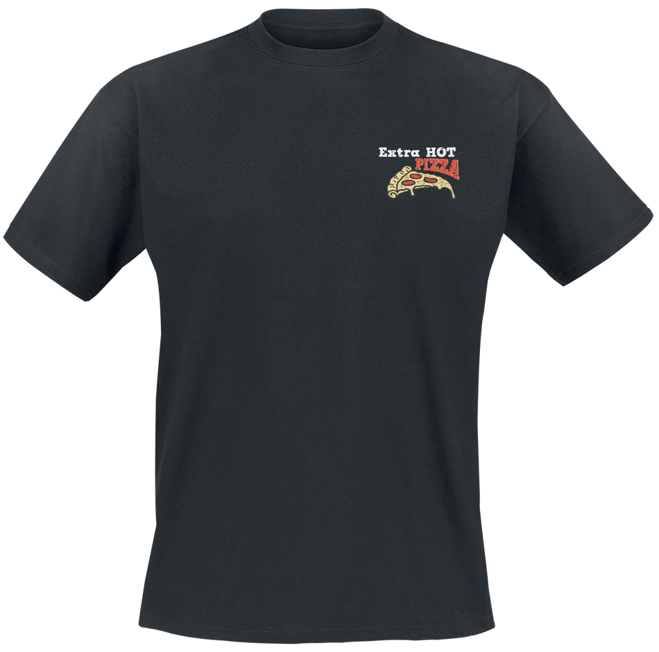 T-Shirt Manches courtes  de Les Tortues Ninja - Extra Hot Pizza - M à 3XL - pour Homme - noir - Les Tortues Ninja - View 2