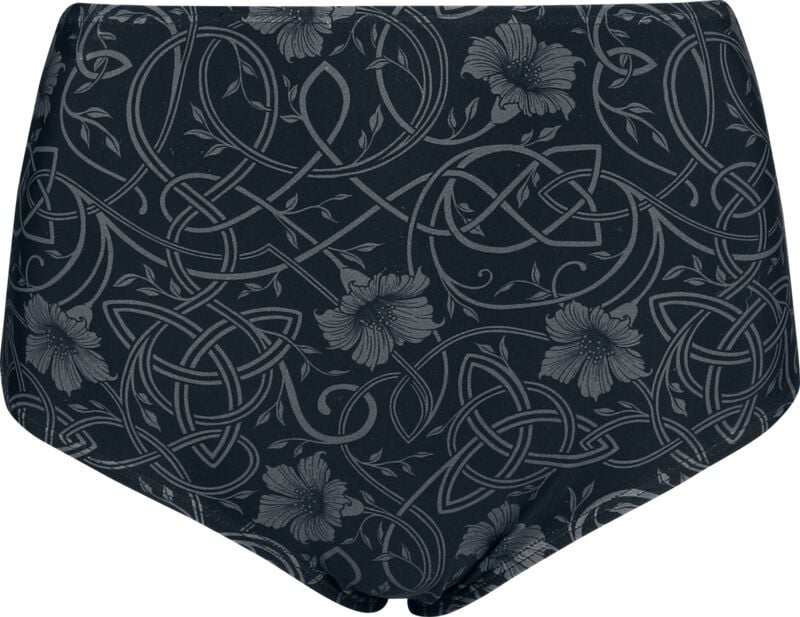 Bas de bikini  de Black Premium by EMP - Rooted in Reverence high waist Bikini-Hose - S à XXL - pour Femme - noir - Black Premium by EMP