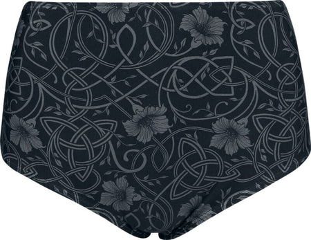 Bas de bikini  de Black Premium by EMP - Rooted in Reverence high waist Bikini-Hose - S à XXL - pour Femme - noir - Black Premium by EMP