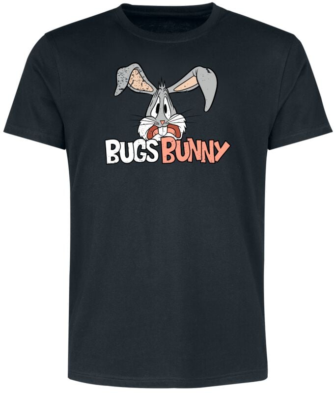 T-Shirt Manches courtes  de Looney Tunes - Bugs Bunny - S à 3XL - pour Homme - noir - Looney Tunes