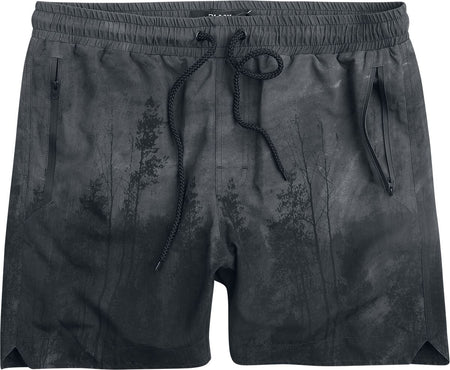 Short de bain  de Black Premium by EMP - Rooted in Reverence - S à XXL - pour Homme - noir - Black Premium by EMP