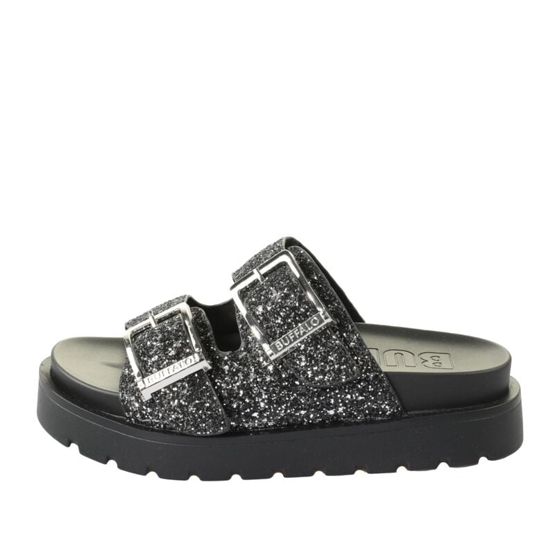 Tongs  de Buffalo - RAYA ARI GLAM - BLACK - EU36 à EU41 - pour Femme - noir - Buffalo