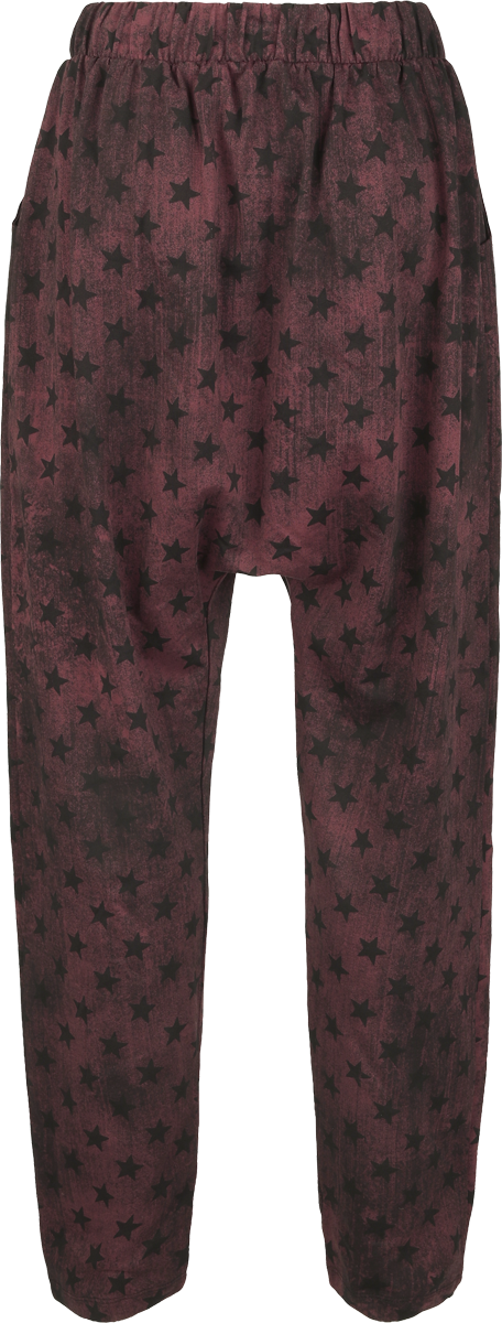 Pantalon en toile  de RED by EMP - Basique - Pantalon Décontracté - S à XL - pour Femme - bordeaux - RED by EMP - View 2