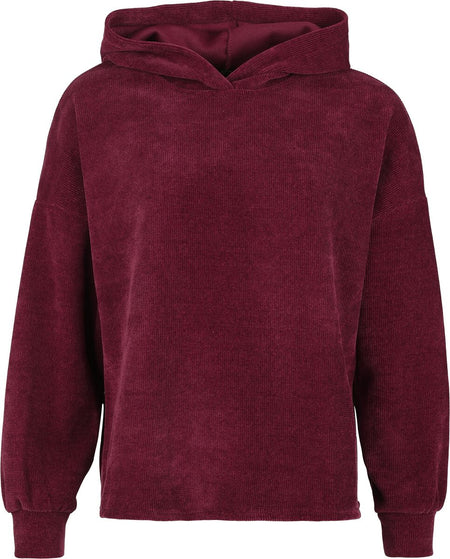 Sweat-shirt à capuche  de RED by EMP - Cosy Cord - S à XL - pour Femme - rouge - RED by EMP