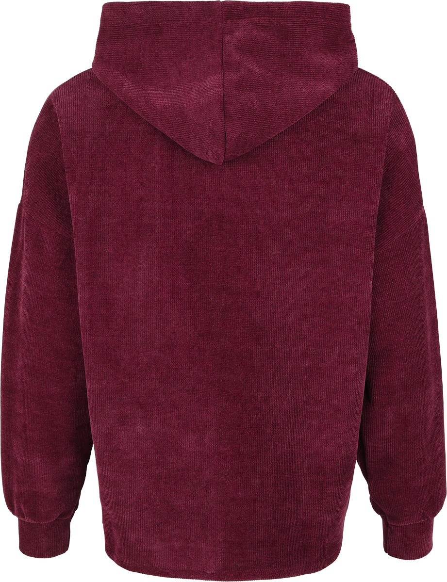 Sweat-shirt à capuche  de RED by EMP - Cosy Cord - S à XL - pour Femme - rouge - RED by EMP - View 2
