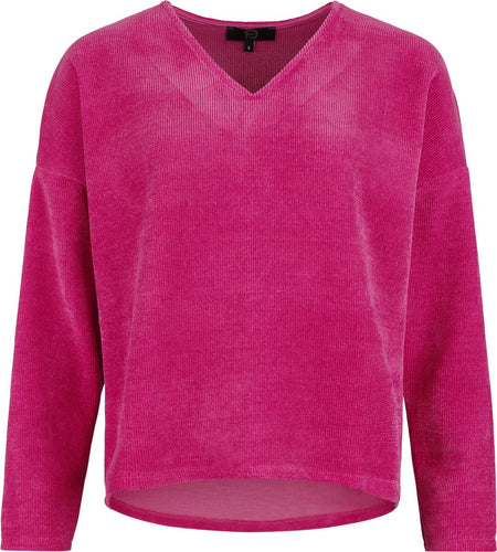 T-shirt manches longues  de RED by EMP - Cosy Cord - S à XL - pour Femme - rose clair - RED by EMP