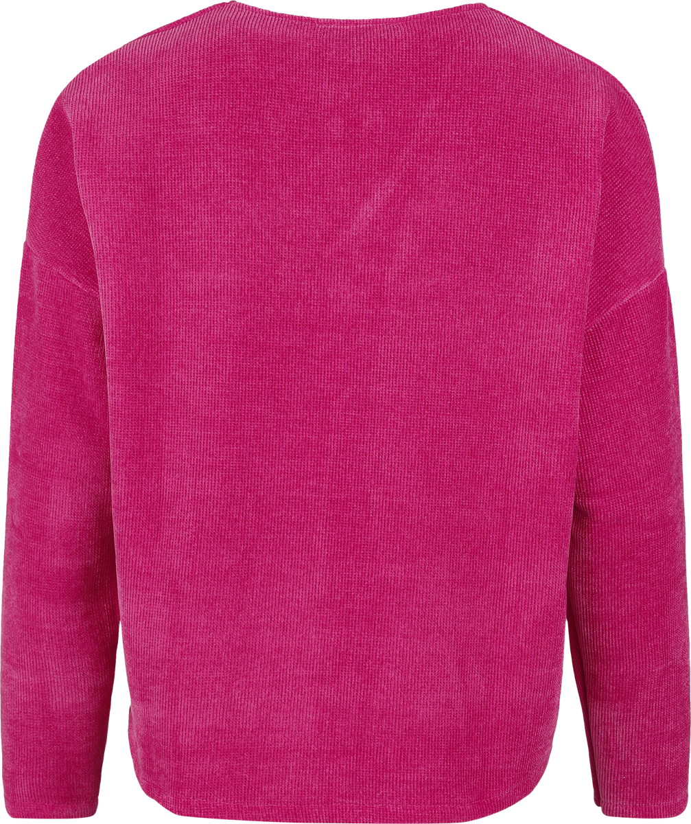 T-shirt manches longues  de RED by EMP - Cosy Cord - S à XL - pour Femme - rose clair - RED by EMP - View 2
