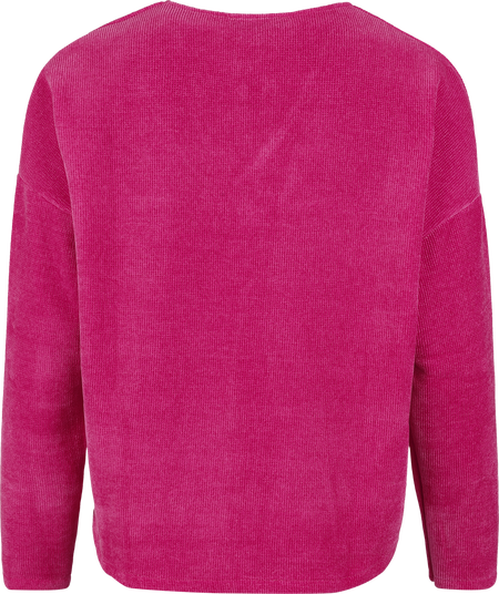 T-shirt manches longues  de RED by EMP - Cosy Cord - S à XL - pour Femme - rose clair - RED by EMP - View 2